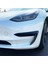 Araba Ön Tampon Splitter Spoiler Trim Kapakları Sis Farları Kaş Rüzgar Bıçak Tesla Model 3 2017-2023 Için Parlak Siyah (Yurt Dışından) 5