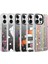 Apple iPhone 14 Pro Kılıf Desenli F10T Silver Sert Kapak-Noktalar 2