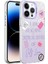 Apple iPhone 14 Pro Max Kılıf Mermer Desenli F10T Marbello Kapak-Mor 1