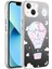 iPhone 13 Uyumlu Desenli F10T Silver Sert Kapak-You 5