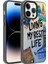 iPhone 14 Pro Max Uyumlu Desenli F10T Dragon Sert Kapak-Seyahat 1