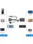 XCC7804 Ses Girişli VGA TO HDMI Dönüştürücü (45 CM AUX Kablo 15 CM VGA Kablo) 3