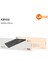 KB102 USB Kablolu Türkçe Q Klavye Siyah 10