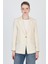 Natural Keten Görünümlü %100 Pamuk Astarlı Blazer Ceket 6023-3 2