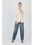 Natural Keten Görünümlü %100 Pamuk Astarlı Blazer Ceket 6023-3 3