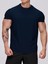 Erkek Spor Tişört Running Sports Gym Reglan Oval Kesim Penye T-Shirt Ovalt-Shirt 1