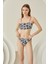 Straplez Bikini Takımı, Siyah & Beyaz 1