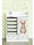 Pretty Rabit Design "melova" 5 Sepetli 2 Çekmeceli Çok Amaçlı Oyuncak Dolabı 2