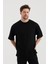 Alexandergardı Yırtmaçlı Basic Oversize T-Shirt (UN-70418) 4