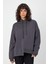 Alexandergardı Yanları Yırtmaçlı Kapüşonlu Oversize Sweatshirt (B22-37600) 3
