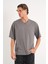 Alexandergardı V Yaka Oversize T-Shirt (E24-742A) 1