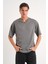 Alexandergardı V Yaka Oversize T-Shirt (E24-742A) 2