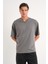 Alexandergardı V Yaka Oversize T-Shirt (E24-742A) 3