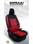 Seat Leon, Ibiza, Cordoba, Toledo Uyumlu – Gofraj Desenli Spor Oto Koltuk Kılıfı Seti (Konfor Set Dahil) 2