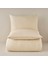 %100 Pamuk Saten Supreme Basic Super King Size Nevresim Seti Bej (260X240 Cm) 4