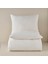 %100 Pamuk Saten Supreme Basic Super King Size Nevresim Seti Beyaz (260X240 Cm) 4