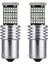 2 x 1156 Kırmızı 7506 P21W LED Ampuller BA15S Yedekleme Geri Vites Kuyruk Dönüş Sinyal Lambaları (Yurt Dışından) 1