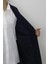Fistan Store Kadın Lacivert Klasik Kesim Normal Kalıp Çift Düğmeli Büyük Beden Yazlık Blazer Ceket 3