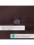 %100 Pamuk Saten Supreme Basic Super King Size Nevresim Seti Kahverengi (260X240 Cm) 3