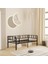 Zenit Metal Karyola Siyah 100x200 cm, Korkuluklu Karyola, Daybed 4