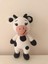 Amigurumi Sevimli Inek Dişlik Çıngırak Oyun Arkadaşım 4