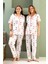 Kısa Kol Gömlek Yaka Kadın Pinterest Pijama Takımı - Yazlık Kadın Pijama- Geniş Beden Aralığı 3
