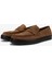 Erkek Hakiki Deri Tütün Süet Loafer Ayakkabı 537 3710 Erk Ayk Y25 Tutun Suet 4