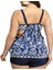 Yaz Modası Büyük Beden Kadın Tankini Bol Etek Boxer Mayo Beden: 3xl Göğüs 104CM (Yurt Dışından) 2