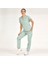 Mint Yeşili Lüks Likralı Scrubs Greys Takım 1