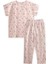 Desenli Pijama Takım 1-7 Yaş Pudra Pembe 1