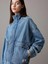 Easy Denım Bomber Ceket Kadın 3