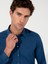 Erkek İndigo Slim Fit Uzun Kollu Gömlek 50219660-VR028 2