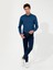 Erkek İndigo Slim Fit Uzun Kollu Gömlek 50219660-VR028 4
