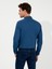 Erkek İndigo Slim Fit Uzun Kollu Gömlek 50219660-VR028 5