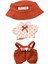 3 Askılı Pantolon T-Shirt Ş Aksesuarları 15-17CM Turuncu (Yurt Dışından) 1
