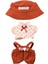 3 Askılı Pantolon T-Shirt Ş Aksesuarları 15-17CM Turuncu (Yurt Dışından) 2