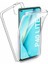 Huawei P40 Lite Uyumlu Kılıf Ön Arka 360 Koruma Arka Sert Mika Ön Silikon Şeffaf 1