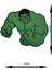 Ütü ile Yapışan Arma - Patch - Hulk Modeli (12CM x 16CM) 1