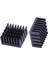 10 Adet Siyah Alüminyum Soğutucu Radyatör Isı Emici Soğutucu 20MM x 20MM x 10MM (Yurt Dışından) 4