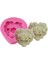 6cm Gül Ve Kurdele Kabartmalı Kalp Silikon Kalıp K-391 4