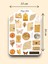 Vintage Temalı Sticker - Etiket - Çıkartma Bullet Journal, Ajanda, Planner, Günlük Için Uygun Set 2
