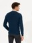 Erkek İndigo Slim Fit V Yaka Basic Triko Kazak 50211259-VR028 5