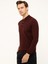 Erkek Bordo Slim Fit Polo Yaka Basic Triko Kazak 50211330-VR014 3