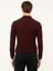 Erkek Bordo Slim Fit Polo Yaka Basic Triko Kazak 50211330-VR014 4