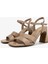 Kadın Vegan Bej Topuklu Ayakkabı 1073 622 Bn Ayk Y25 Nude Cılt 4