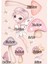 Pembe Tonlarda Doğa Perisi Çocuk Odası Cam, Duvar Sticker Set 5