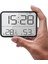 Mıknatıslı LCD Hd Dijital Ekran Pilli Mini Saat Alarm Nem Göstergesi Sıcaklık Ölçer 1