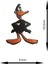 Ütü ile Yapışan Arma - Patch - Duffy Duck Modeli (9,5cm x 10,5cm) 1