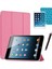 Apple iPad Mini 2 / Mini 3 Uyumlu Smart Cover Tablet Kılıfı Ekran Koruyucu Kalem Set 1