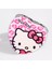 Kişiye Özel İsimli Hello Kitty Baskılı Kalp Deri Ayna Çanta, Cep ve Makyaj Aynası 2